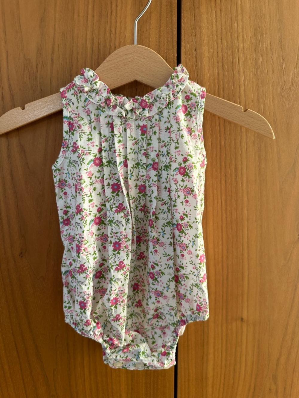 Elephantito Floral Bubble Romper 6M